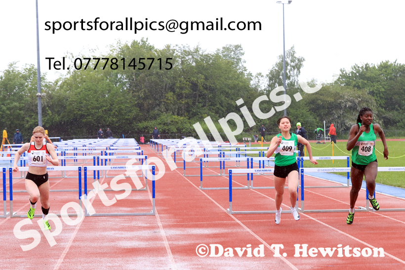 Hurdles, 2026 North Eastern Track and Field Champs, Shildon, County Durham. Photo: David T. Hewitson/Sports for All Pics